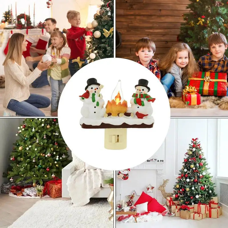 Cozy Snowman Glow Light